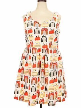 Modcloth Bea and Dot Owl Dress